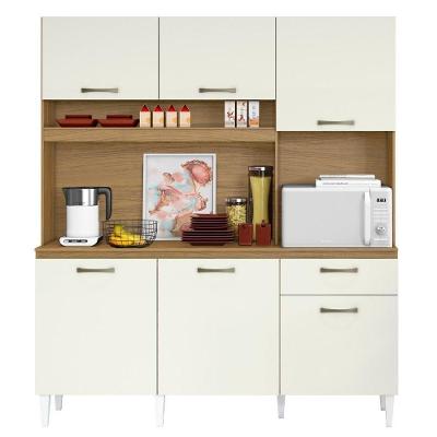 Kit Cozinha Compacta 6 Portas Siena 160 Cm Atacama Off White Armoveis Atacama Off White