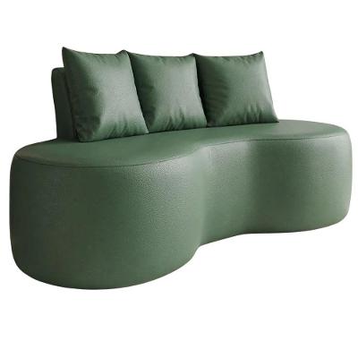 Sofá Ibiza 2 Lugares 160CM Verde Selva em Corino Orgânico Dmonegatto