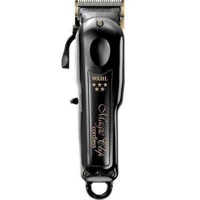 Máquina de Corte de Cabelo Wahl Magic Clip Cordless Black Profissional Bateria Recarregável Preto
