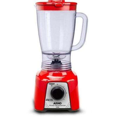 Liquidificador Power Mix Essential 700W 2,4L com 3 Velocidades Vermelho 110V