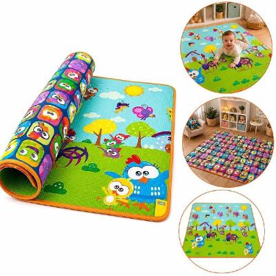 Tapete Infantil 20202 Dupla Face Galinha Pintadinha 180x120cm Amarelo Yeet