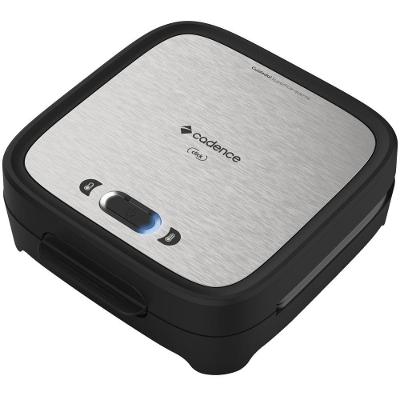 Sanduicheira Elétrica Cadence Click Inox Chapas Profundas 800W Cinza 220V