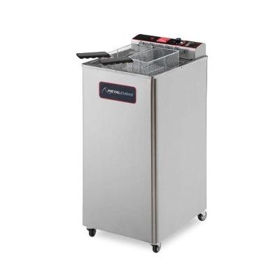 Fritador Elétrico GFAO 18 P com Tanque em Aço Inox 18L Cinza Metalcubas 110V