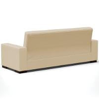 Sofá Cama Decorativo 210Cm Beesley Pu Bege Fosco - Gran Belo - 2
