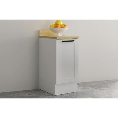 Balcão de Cozinha CZ4306 1 Porta MDF 40CM Branco Tecno Mobili