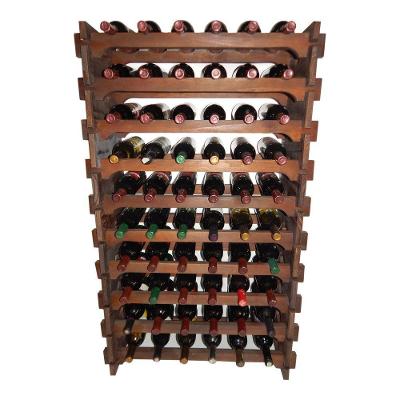 Adega C06 60 Garrafas Pinheiro Americano 75CM Imbuia Cevey Adegas e Artesanatos