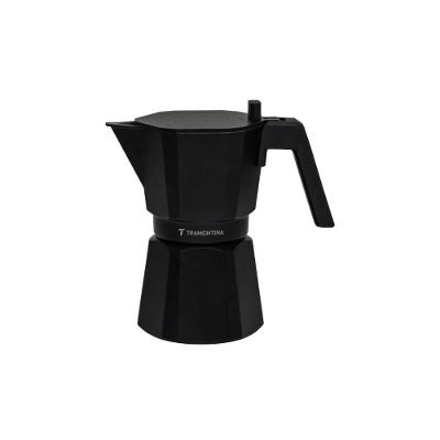 Cafeteira Espresso Italiana Tramontina para Café em Alumínio com Cabo em Nylon Preto 320ML