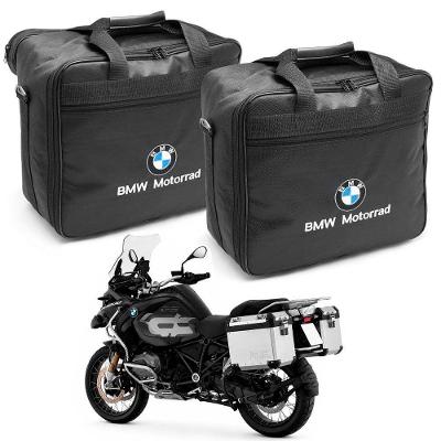 Bolsa Interna Lateral para BMW GSA 1250 Adventure 2pçs Resistente à Água Poliéster Preto