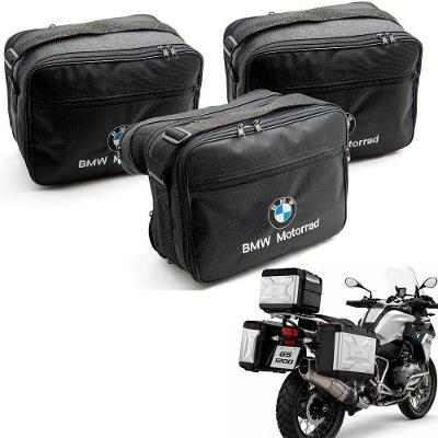 Bolsas Interna para Baú Lateral e Top Case BMW GS 850 1200 1250 Kit 3 Peças Resistente Preto Outras