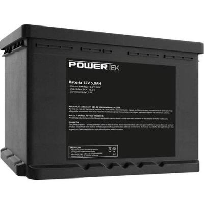 Bateria Selada EN010 12V 5Ah VRLA-AGM para Nobreak e Portão 7CM Power Tek