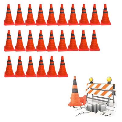 Cone Retratil Sinalizador SU-CONE3-1 Portátil Alta Visibilidade Laranja Leva Pro Pet 23CM