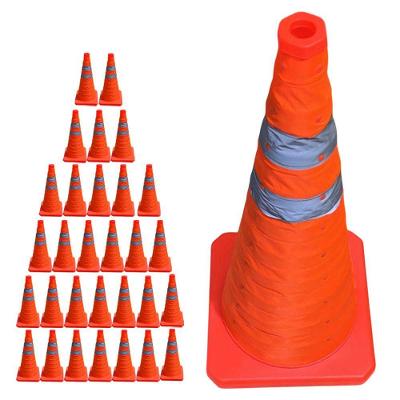 Cone Retratil Sinalizador SU-CONE3-1 Portátil com Alta Visibilidade Laranja Leva Pro Pet 23CM 30