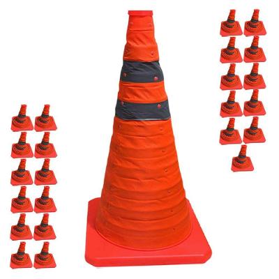 Cone Retratil SU-CONE3-1 Portátil Refletivo Laranja Leva Pro Pet 23CM 23 Unidades