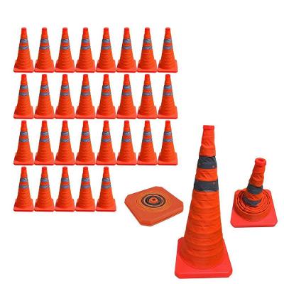 Cone Retratil Sinalizador SU-CONE3-1 Portátil com Alta Visibilidade Laranja Leva Pro Pet 23CM 29