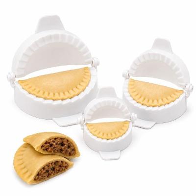 Conjunto Fechador de Pastel Elloplas Kit 3 Tamanhos Polipropileno (PP) Multiuso para Cozinha