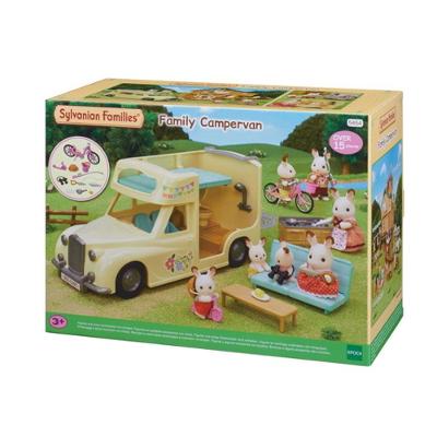 Brinquedo Campingvan 5454 com Assentos Reclináveis e Cozinha Bege Epoch Acompanha 15 Acessórios