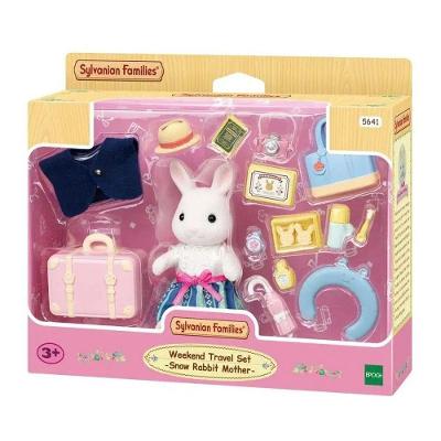 Conjunto de Brinquedo 5641 Viagem Final de Semana com Mala com Rodas Branco Epoch