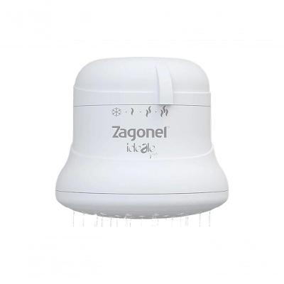 Ducha Ideale Plus Eletrônica 6800W Instalação de Parede 4 Temperaturas Branco Zagonel 220V