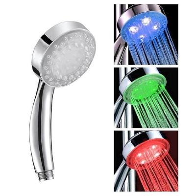 Ducha Chuveiro LED Cromoterapia com Sensor de Temperatura Multicor RGB Bivolt