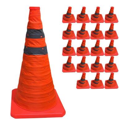 Cone de Sinalização SU-CONE3-1 Retrátil Portátil Refletivo Laranja Mundo LGBT 23CM