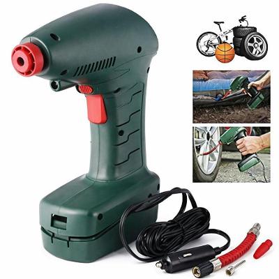 Compressor de Ar Portátil Tipo Pistola Mini Air Dragon 12V para Pneus Carro com Mangueira Flexível