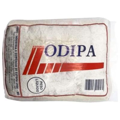 Estopa Branca 400g para Limpeza Polimento Alta Absorção em Fibras de Algodão Multiuso Industrial