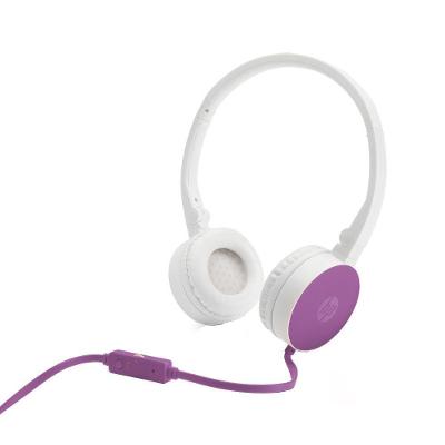 Headset HP H2800 com Microfone Dobrável P2 3,5MM 4 Vias Roxo