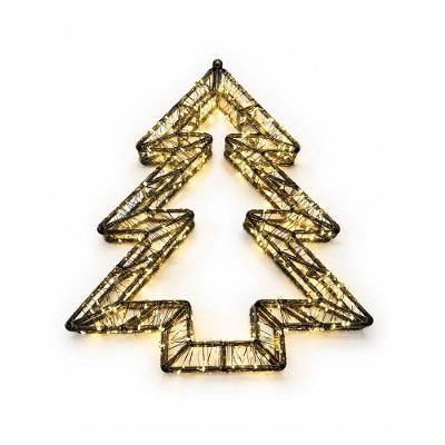 Armação de Árvore de Natal 21090 600 Leds Luz Amarela Bivolt