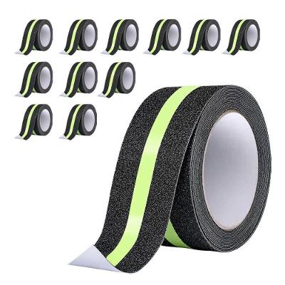 Fita Antiderrapante SU-NOSA1 com Faixa Refletiva Previne Quedas Preto Leva Pro Pet 5CM Kit 11