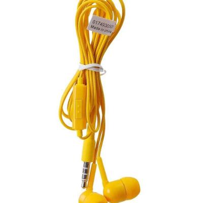 Fone de Ouvido com Fio Miniso Brasil Kit 03 Fones Amarelo P2 3,5mm com Estojo