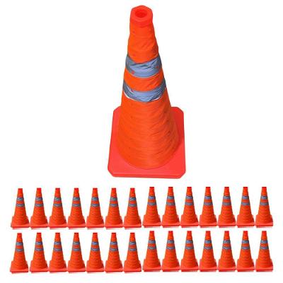 Cone Retratil Sinalizador SU-CONE3-1 Alta Visibilidade Laranja Leva Pro Pet 50CM 28 Unidades