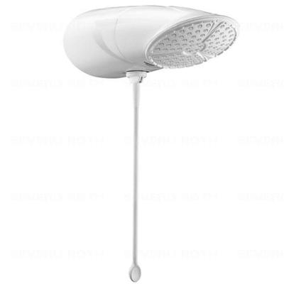 Ducha Top-jet Eletrônica 5500W Instalação de Parede Comando Eletrônico Branco Lorenzetti 110V