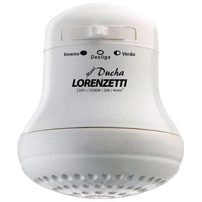 Ducha Elétrica Maxi-ducha 3t 5500W Parede 3 Temperaturas Branco Lorenzetti 110V