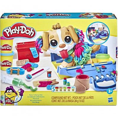 Brinquedo Infantil F3639 Veterinário Pet Shop com Acessórios Play-Doh Hasbro