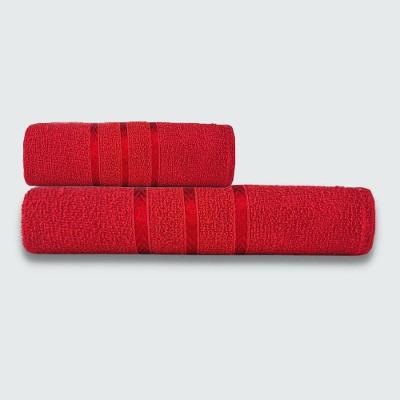 Jogo de Banho Verona Luxo 100% Algodão 230g-m² Macio Vermelho Toalhas Beka 2 Peças