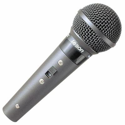 Microfone SM-58 BK Cardioide com Cápsula de Neodímio Preto Leson