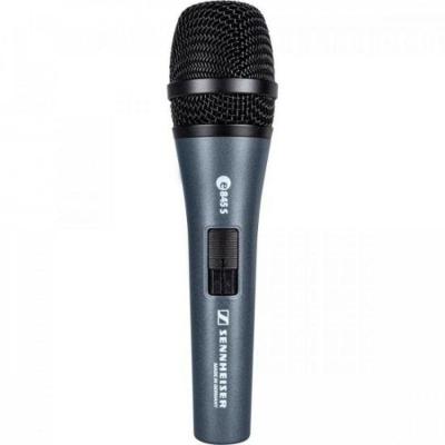 Microfone Dinâmico E845-s Super Cardióide Redução de Microfonia Preto Sennheiser