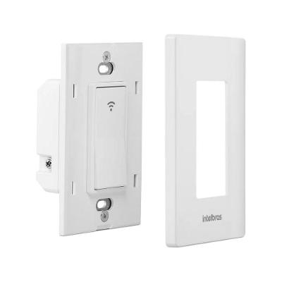 Interruptor Wi-fi Intelbras EWS101 com Controle Via Aplicativo IZY Branco