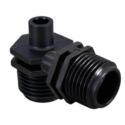 Conector Macho Roscável 1-2 Pol para Nebulização e Irrigação com Vedação e Resistência Polímero