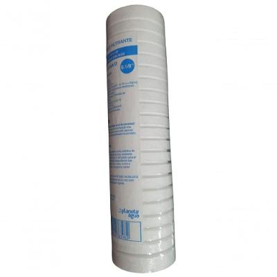 Refil Filtro 1134A-D PP Polipropileno Meltblown Retém Partículas Sujeira para Carcaças Aqualimp