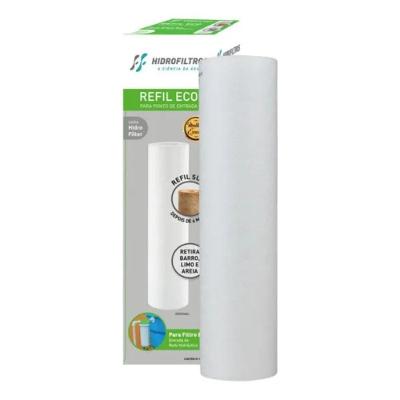 Refil Filtro Eco 9 3-4 Filtragem 25 Micras Polipropileno Melt Blown para Carcaça de Entrada