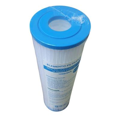 Refil de Filtro 1096-20A Pré-Filtragem Polipropileno e Poliéster Lavável para Caixa D'água 20 Micras