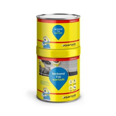 Adesivo Tecbond Tix Colagem Estrutural Bicomponente Tixotrópico 1KG Quartzolit