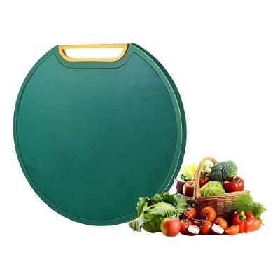 Tábua de Corte Antibacteriana Verde Face Dupla Antiderrapante Alça Integrada Carisma 35CM