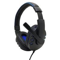 Fone Ouvido Headset Gamer Pc Playstation Ps4 Ps3 Jogo e Chat Kp-359 Azul - 3