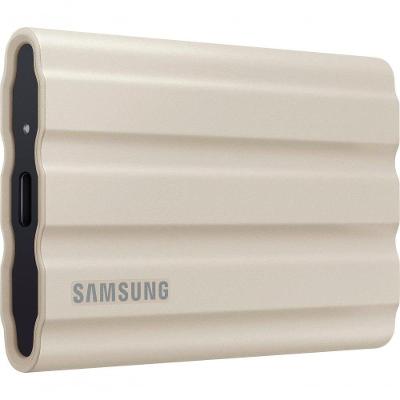 SSD Externo T7 Shield com Até 1050 MB-s USB 3.2 Gen 2 IP65 Bege Samsung 2TB