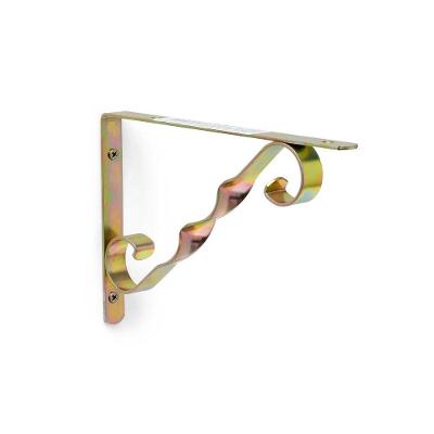 Suporte para Prateleira Mão Francesa Decorado Acabamento Epóxi Bicromatizado Bemfixa 20CM