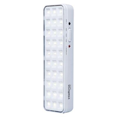 Luminária de Emergência LDE 30L com LED e Bivolt Branco Intelbras