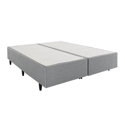 Base para Cama Box King Meditare Estrutura em Madeira Cinza Herval