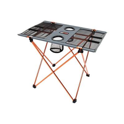 Mesa Portátil Cosmo para Atividades Outdoor com Porta-copos Azul Azteq 48CM